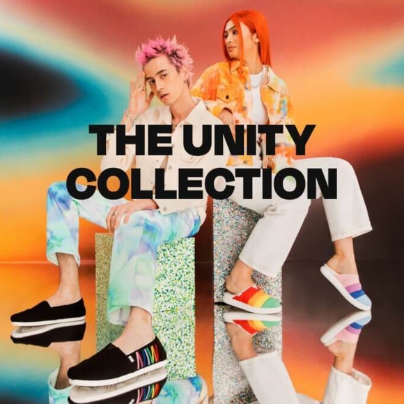 ๐ฃTOM'S๐ฉต๐บ๐ฒ๐ Baja Unity Rainbow Slip-ons footwear - Picture 6 of 9